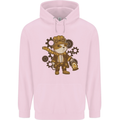 Steampunk Hamster Childrens Kids Hoodie Light Pink