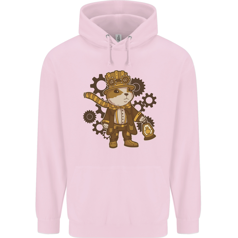 Steampunk Hamster Childrens Kids Hoodie Light Pink