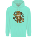 Steampunk Hamster Childrens Kids Hoodie Peppermint