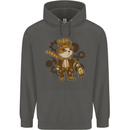 Steampunk Hamster Childrens Kids Hoodie Storm Grey