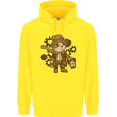 Steampunk Hamster Childrens Kids Hoodie Yellow