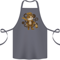 Steampunk Hamster Cotton Apron 100% Organic Steel