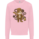 Steampunk Hamster Kids Sweatshirt Jumper Light Pink