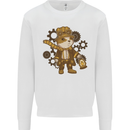 Steampunk Hamster Kids Sweatshirt Jumper White