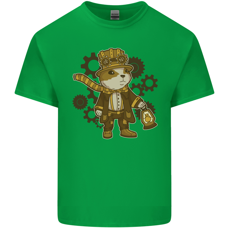 Steampunk Hamster Kids T-Shirt Childrens Irish Green
