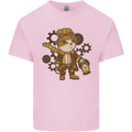 Steampunk Hamster Kids T-Shirt Childrens Light Pink