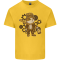 Steampunk Hamster Kids T-Shirt Childrens Yellow