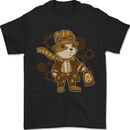 Steampunk Hamster Mens T-Shirt 100% Cotton Black