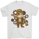 Steampunk Hamster Mens T-Shirt 100% Cotton White