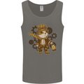 Steampunk Hamster Mens Vest Tank Top Charcoal