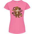 Steampunk Hamster Womens Petite Cut T-Shirt Azalea