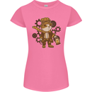 Steampunk Hamster Womens Petite Cut T-Shirt Azalea