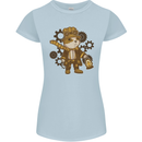 Steampunk Hamster Womens Petite Cut T-Shirt Light Blue