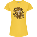 Steampunk Hamster Womens Petite Cut T-Shirt Yellow