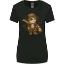 Steampunk Hamster Womens Wider Cut T-Shirt Black