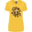 Steampunk Hamster Womens Wider Cut T-Shirt Yellow