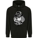 Steampunk King Charles Spaniel Cavelier Childrens Kids Hoodie Black