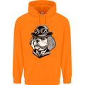 Steampunk King Charles Spaniel Cavelier Childrens Kids Hoodie Orange