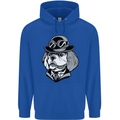 Steampunk King Charles Spaniel Cavelier Childrens Kids Hoodie Royal Blue