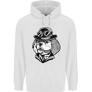 Steampunk King Charles Spaniel Cavelier Childrens Kids Hoodie White