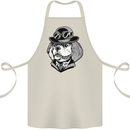 Steampunk King Charles Spaniel Cavelier Cotton Apron 100% Organic Natural