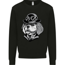Steampunk King Charles Spaniel Cavelier Kids Sweatshirt Jumper Black