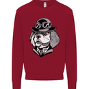 Steampunk King Charles Spaniel Cavelier Kids Sweatshirt Jumper Red