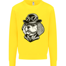 Steampunk King Charles Spaniel Cavelier Kids Sweatshirt Jumper Yellow