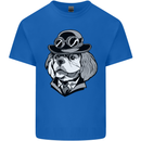 Steampunk King Charles Spaniel Cavelier Kids T-Shirt Childrens Royal Blue