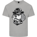 Steampunk King Charles Spaniel Cavelier Kids T-Shirt Childrens Sports Grey