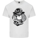 Steampunk King Charles Spaniel Cavelier Kids T-Shirt Childrens White