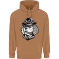 Steampunk King Charles Spaniel Cavelier Mens 80% Cotton Hoodie Caramel Latte