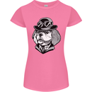 Steampunk King Charles Spaniel Cavelier Womens Petite Cut T-Shirt Azalea