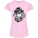 Steampunk King Charles Spaniel Cavelier Womens Petite Cut T-Shirt Light Pink