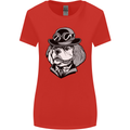 Steampunk King Charles Spaniel Cavelier Womens Wider Cut T-Shirt Red