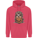 Steampunk Lion Childrens Kids Hoodie Heliconia