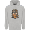 Steampunk Lion Childrens Kids Hoodie Sports Grey