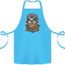 Steampunk Lion Cotton Apron 100% Organic Turquoise