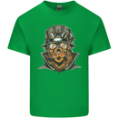 Steampunk Lion Kids T-Shirt Childrens Irish Green