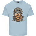 Steampunk Lion Kids T-Shirt Childrens Light Blue