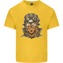 Steampunk Lion Kids T-Shirt Childrens Yellow