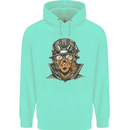 Steampunk Lion Mens 80% Cotton Hoodie Peppermint