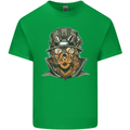 Steampunk Lion Mens Cotton T-Shirt Tee Top Irish Green