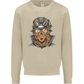 Steampunk Lion Mens Sweatshirt Jumper Sand