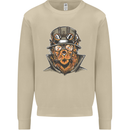 Steampunk Lion Mens Sweatshirt Jumper Sand