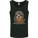 Steampunk Lion Mens Vest Tank Top Black
