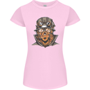 Steampunk Lion Womens Petite Cut T-Shirt Light Pink
