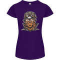 Steampunk Lion Womens Petite Cut T-Shirt Purple