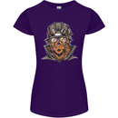 Steampunk Lion Womens Petite Cut T-Shirt Purple