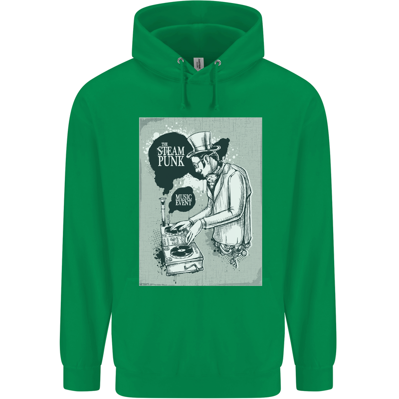 Steampunk Music Event Childrens Kids Hoodie Irish Green